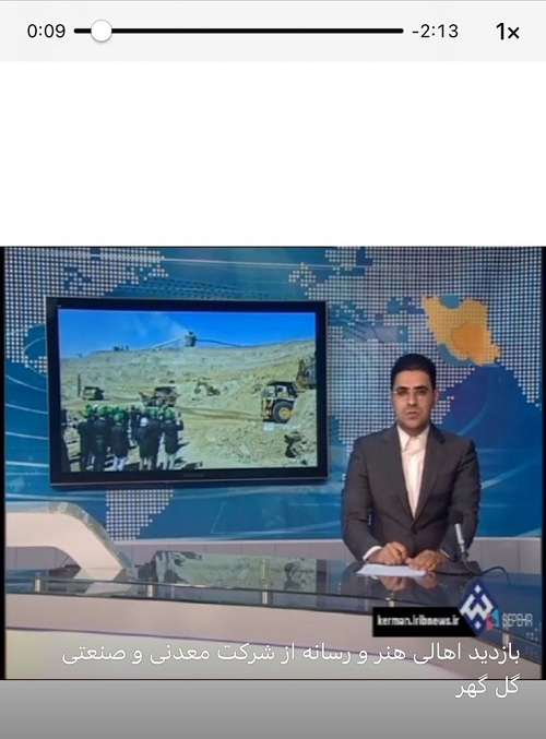 بازدید اهالی هنر و رسانه از شرکت معدنی و صنعتی گل گهر